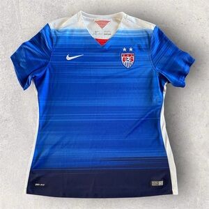 2015 Authentic Nike Team USA Women’s Soccer Jersey Sz Large
